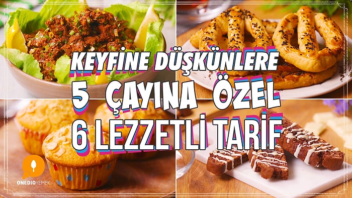 Keyfine Düşkünlere 5 Çayına Özel 6 Lezzetli Tarif