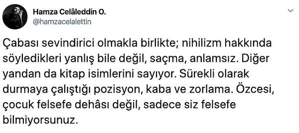 Yüceleştirildiği düşünülerek eleştirildi de...