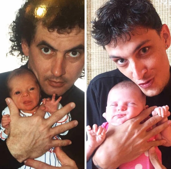 2. «Мой папа и я, а потом моя дочь и я 23 года спустя»