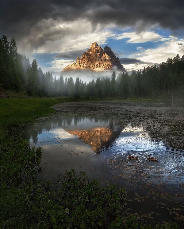 Озеро Анторно, Доломити, Италия, Миллер Яо (Miller Yao)