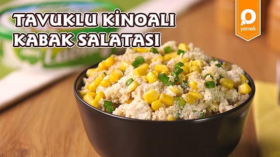 Doyurucu ve Lezzetli: Tavuklu Kinoalı Kabak Salatası Nasıl Yapılır?