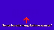 Sadece Mavi Rengi Görebilen İnsanların Okuyabildiği Bu Kelimelerden Kaç Tanesini Bileceksin?