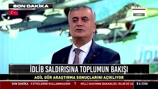 İdlib Saldırısının Konuşulduğu Habertürk Ekranında 'Ruslardan Başka Türlü Dost Olur' Diyen Adil Gür Tepkilerin Odağında