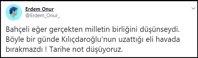 Bahçeli'ye yönelik eleştiriler ise şu şekilde 👇