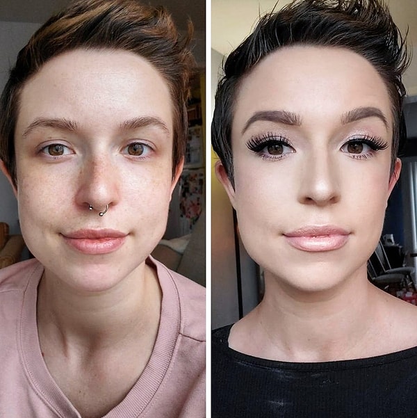 "Мой ежедневный макияж занимает всего 15 минут. Больше всего я трачу время на приклеивание ресниц"
