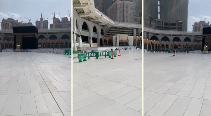 Koronavirüs Nedeniyle Kabe Boş Kaldı!
