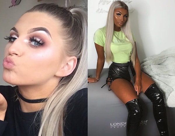 6. Трудно поверить, что YouTuber Меган Холдинг тоже когда-то была белой.