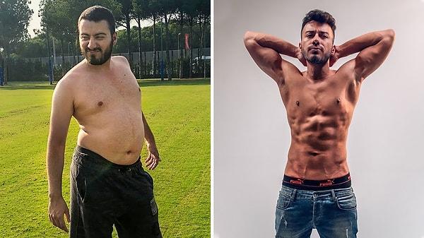 5. Hafif kiloluyken aniden zayıflayıp kas yapan Enes Batur'un kaslarının vaser liposuction mucizesi olduğu iddia edilmişti.