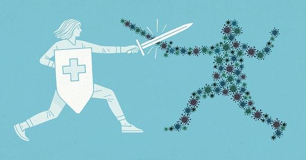 Virüsle savaşabilecek en etkili silahlarımızdan biri ise, güçlü bağışıklık sistemi!