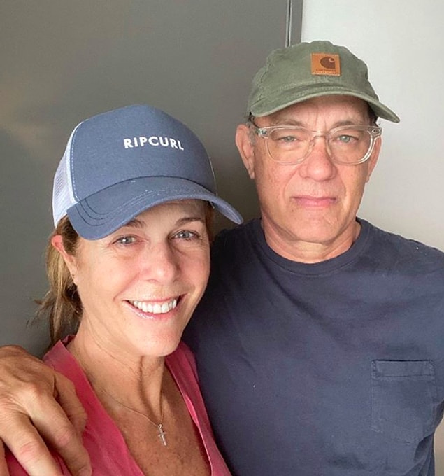 16. Tom Hanks ile eşi Rita Wilson, koronavirüse yakalandı!