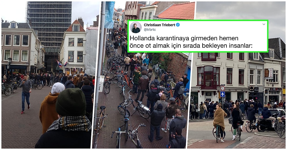 Hollanda Hükûmeti Korona Nedeniyle Kahvecileri Kapatma Kararı Alınca Esrar Stoğu Yapmak İsteyenler Uzun Kuyruklar Oluşturdu