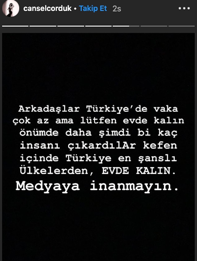 Ve ardından hikayesinden paylaştıkları...