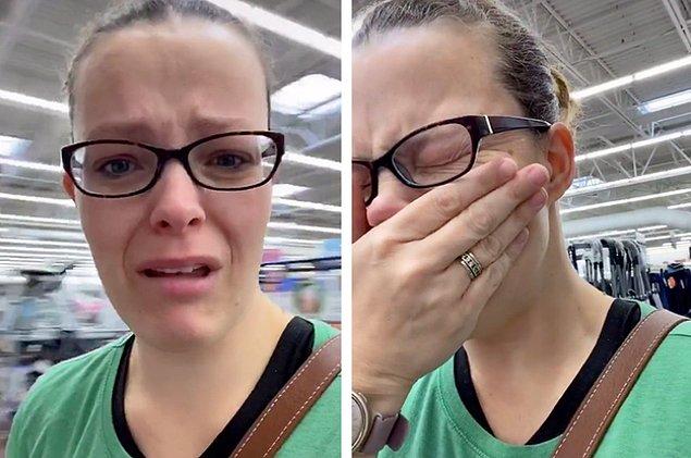 4 çocuk sahibi olan Lauren, en küçük bebeğine bez almak için birkaç markete girdi ve en son Walmart isimli mağazada da bebek bezi bulamayınca ağlayarak TikTok videosu çekti.