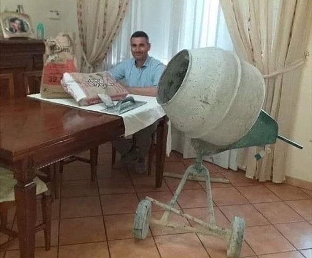 9. "Evden çalışırken ben."