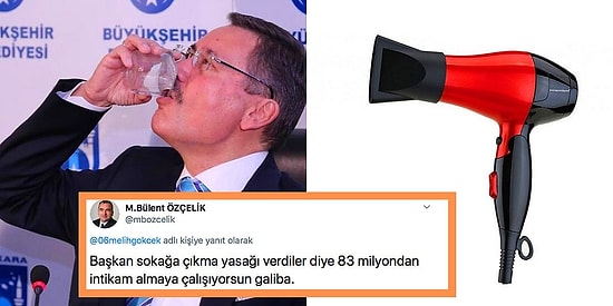 Yıllarca Ankara'yı Yöneten Melih Gökçek, Fön Makinesini Burnumuza Tutarak Isısıyla Koronavirüsü Yeneceğimize İnandı!