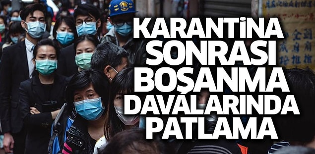 Tıpkı Çin'deki karantina boşanmaları gibi emeklilik boşanmaları da yaygın bir kavram.