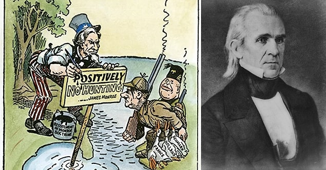 Uzun yılların ardından Aralık 1845'te Başkan James K. Polk, Kongre'ye yıllık olarak sunduğu bildirisinde, Monroe Doktrini'ni onayladı.