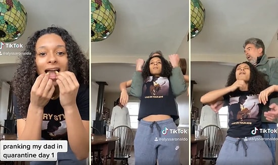 Kızı Tarafından Acımasız Bir Şakaya Maruz Bırakılan Babanın Zor Anları