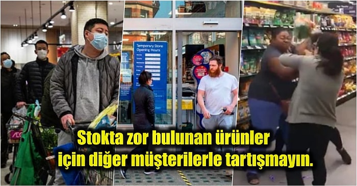 Koronavirüs Salgını Süresince Risk Grubu İçinde Olan Market Çalışanlarına Kesinlikle Yapmamanız Gereken 17 Şey