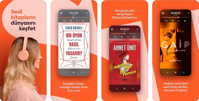 3. Storytel: Sesli kitaplar