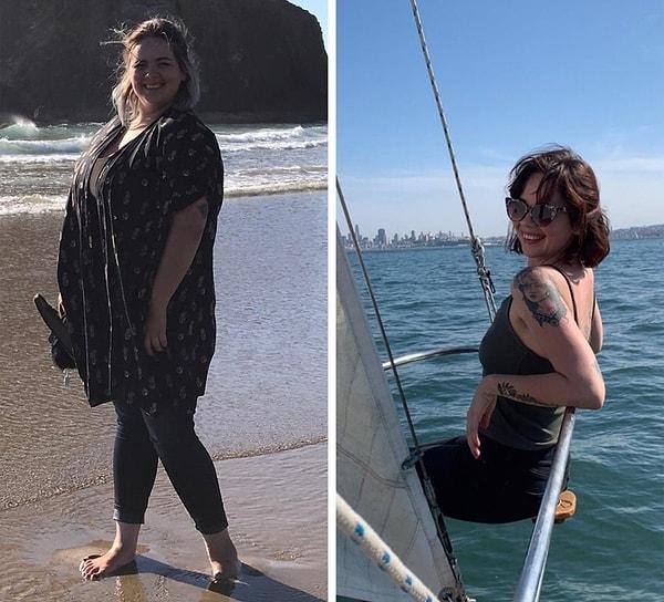 15. "İki yılda 45 kilo...Kendimle hiç bu kadar gurur duymamıştım!"