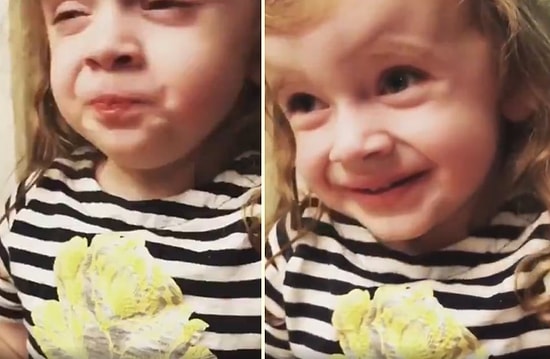 Annesinin Yaptığı Yemeği Beğenmiş Gibi Yapan Ufaklığın Aşırı Zor Anları