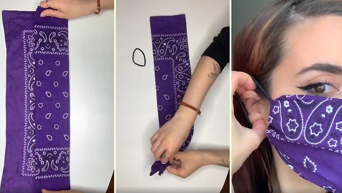 Kısıtlı İmkanlar ile Evinizde Kendi Maskenizi Yapmanızı Sağlayacak Pratik Yöntem