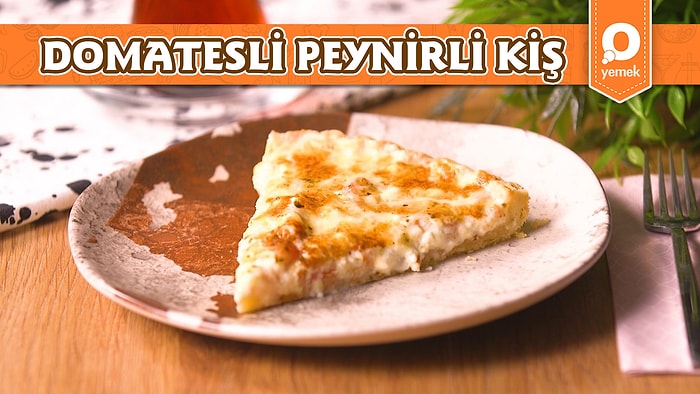 Kahvaltı Sofranızı Lezzet Şölenine Dönüştürecek Nefis Domatesli Peynirli Kiş Nasıl Yapılır?