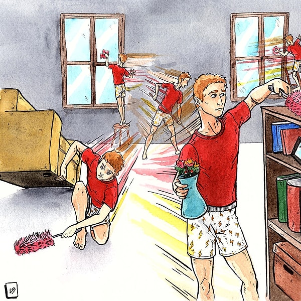 Займитесь уборкой как Флэш