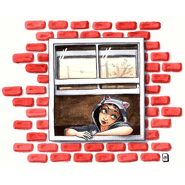 Наслаждайтесь природой как Женщина-кошка