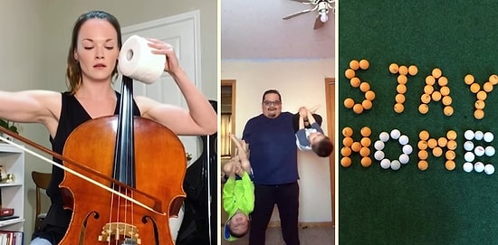 Dünyanın Dört Bir Yanından, Karantina Altındaki İnsanların Evlerinden Kaydettikleri Muhteşem Görüntüler