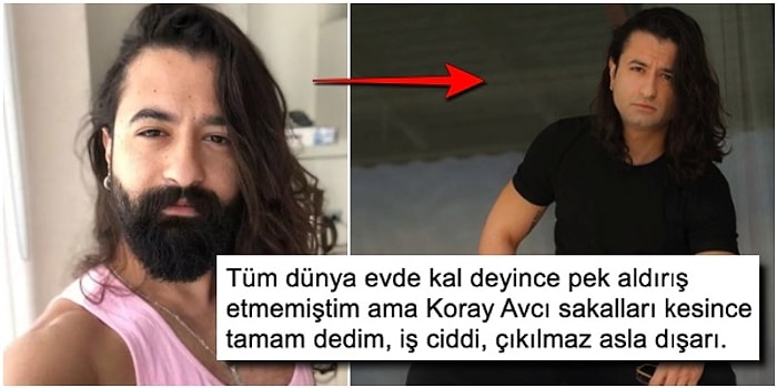 Koray Avcı 'Evde Kal' Çağrısı Yapmak İçin 12 Yıldır Kesmediği Sakalını Kesince 5 Yaşındaki Haline Döndü