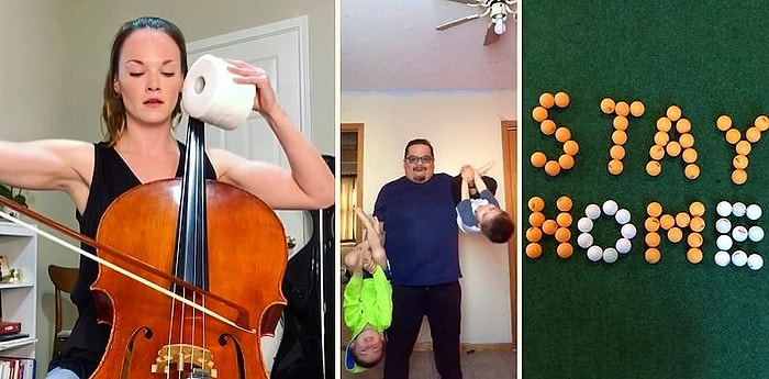 Отвлекитесь от плохих мыслей! Кадры со всего мира, записанные из домов людей, находящихся под карантином