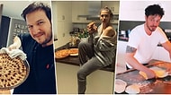 Herkes Mutfakta! Karantina Günlerinde Can Sıkıntısından Kendini Yemeğe Veren Ünlülerden Birbirinden Renkli Görüntüler