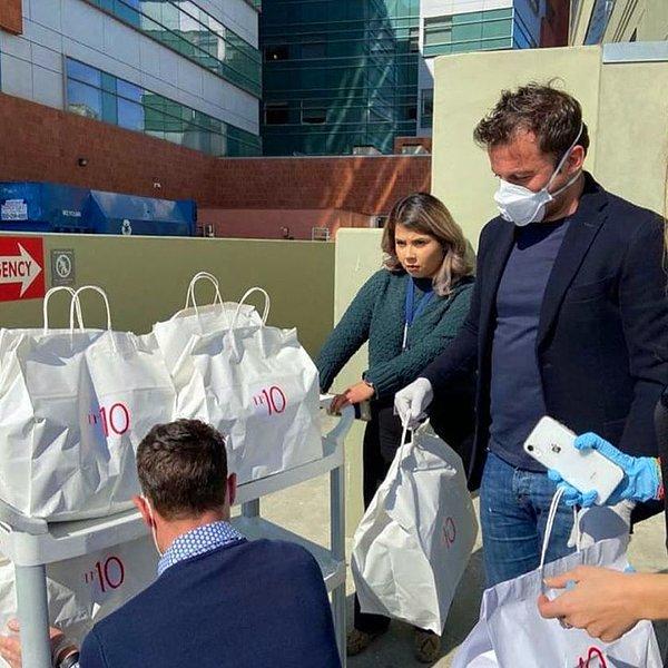 12. Del Piero, Los Angeles'taki bir çocuk hastanesine yemek bağışladı.