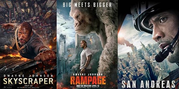 18. И фильмы со Скалой. Он вообще успевает отдохнуть от спасения мира?! :)