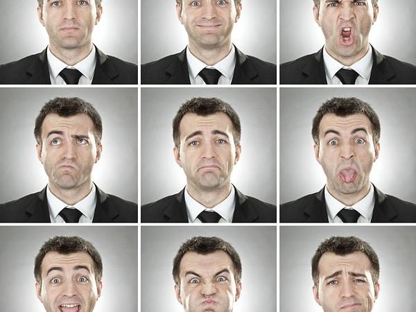 12. Doğuştan görme engelli olan insanlar, görme yetisi olan insanlarla aynı yüz ifadelerini kullanarak duygularını belli ederler. Bu da yüz ifadelerinin sonradan öğrenilmediğini gösterir.
