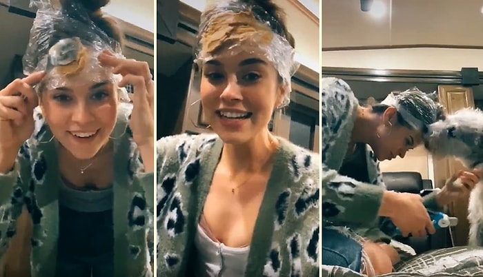 Köpeğinin Tırnaklarını Rahatça Kesebilmek İçin Muhteşem Bir Yol Bulan Kadın