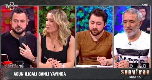 Geçtiğimiz günlerde Survivor yarışmacıları Nisa ile Sercan arasında yaşanan aşk iddialarının ardından Semih Öztürk'ün canlı yayında Nisa için, "Yüzünde güller açıyordu" söylemi Acun Ilıcalı'yı kızdırmıştı.