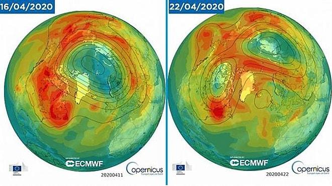 Kopernik Atmosfer Gözlem Servisi: Kuzey Kutbu Üzerindeki Ozon Tabakası Deliği Kapandı