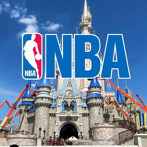 8. NBA yönetimi, sezonun devam edebileceği mekan olarak Disney World'ü öne çıkardı.