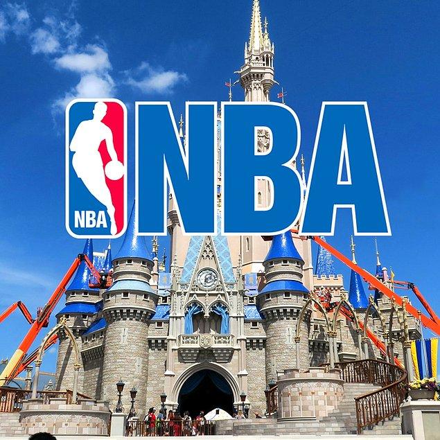 8. NBA yönetimi, sezonun devam edebileceği mekan olarak Disney World'ü öne çıkardı.