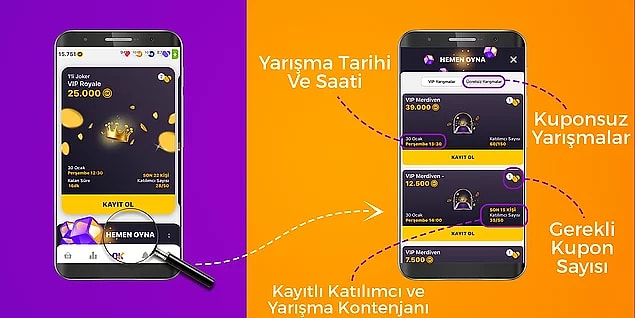 Her alanda bilgi sahibi olmak tabii ki pek mümkün değil. Kendine bazı alanlarda güvenenler için tematik yarışmalarımız var. Matematik, Edebiyat, Filmler, Diziler, Futbol, Türkçe Dilbilgisi bunlardan sadece birkaçı…
