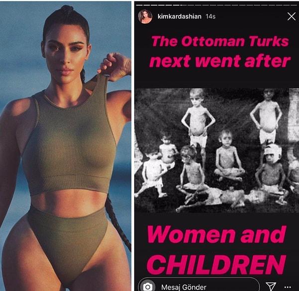 2. Kim Kardashian, Türklerin Ermeniler'e soykırım yaptığını söyledi, ortalık karıştı!