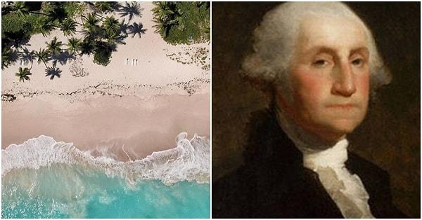 7. Barbados, George Washington'ın hayatı boyunca ziyaret ettiği tek ülke. Orada bulunurken çiçek hastalığına yakalandı.