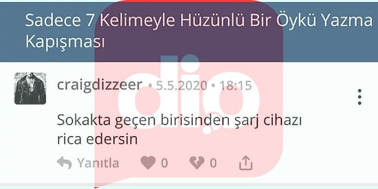 Sadece 7 Kelimeyle Hüzünlü Bir Öykü Yazarak Hünerlerini Sergileyen dio'cular