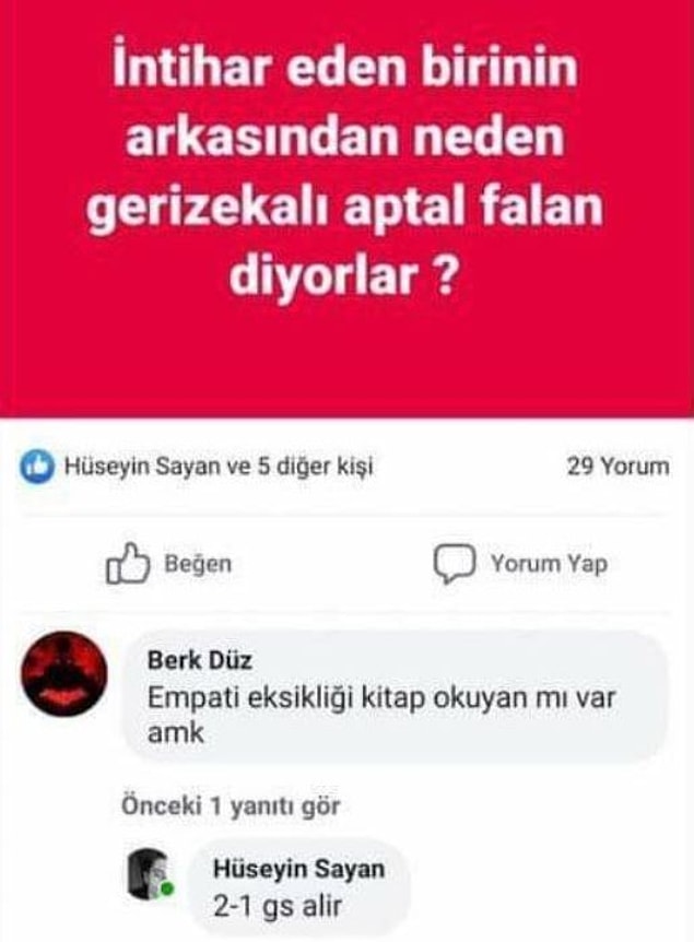 6. Her uzun muhabbet bir şekilde futbola gelir...