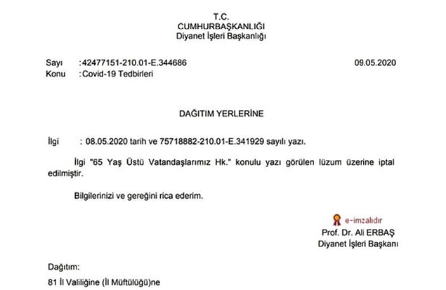 Gelen tepkiler üzerine geri adım atıldı