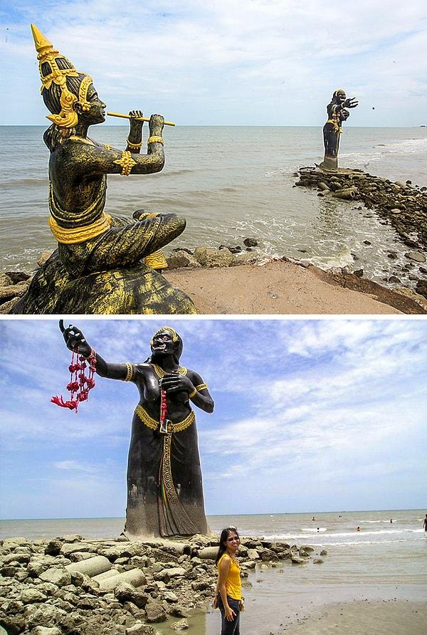 9. Prens, cadı ve deniz kızı heykelleri, Tayland