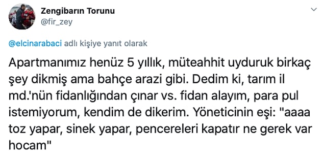 Yeşilliğe, doğaya bu kadar tahammülü olmamak nasıl bir zihniyet,
